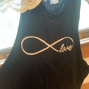 Brandy Melville infinity love muscle tank